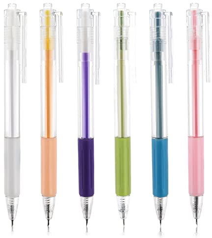 cobee Cuchillo Pen Craft Herramientas de corte, 6 piezas de precisión de papel con mango de silicona antideslizante, diseño de dibujos animados, estudiantes, bolígrafo de cuchillo multiusos creativo