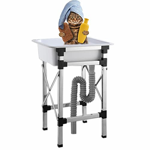 Mobiles Camping Spülbecken Küchenspüle Freistehende Spültisch Einzelspüle Waschbecken Spüle küche 1 Becken Spülschrank Schlauchanschluß Kunststoff Waschtisch mit Edelstahl Unterstützung ( Size : 50.5x