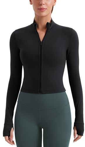 CRZ YOGA Butterluxe Beskurna sportjackor Svart L