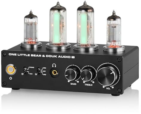 HiFi 6E2 Röhrenvorverstärker Phono Preamp for MM/MC Turntables Headphone Amp