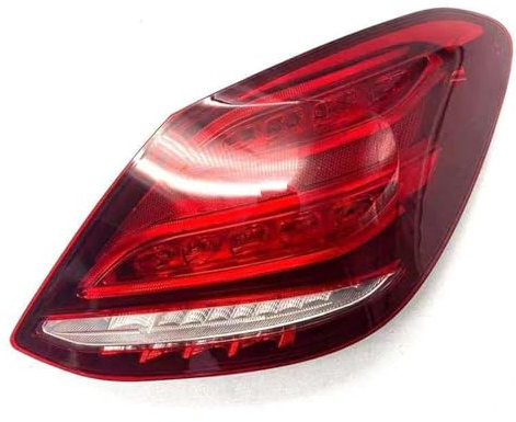 Heckleuchte Baugruppe für Mercedes Benz W205 C-Class C200 C180 C300 2014-2018, Hintere Bremsleuchte Auto Anti Nebelscheinwerfer Auto Links Rechts RüCklichter Ersetzen ZubehöR,B/Right