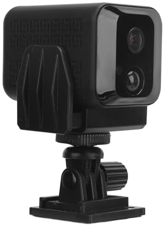 Telecamera di Sicurezza Wireless per Interni, Piccolo Registratore WiFi per Sorveglianza Domestica Alimentato a Batteria da 5 MP, Conversazione Bidirezionale, Visione Notturna