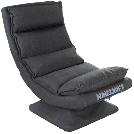 phoenix group AG Minecraft - Drehsessel, Gamingchair mit Verstellbarer Rückenlehne, Grau, 59x83x59