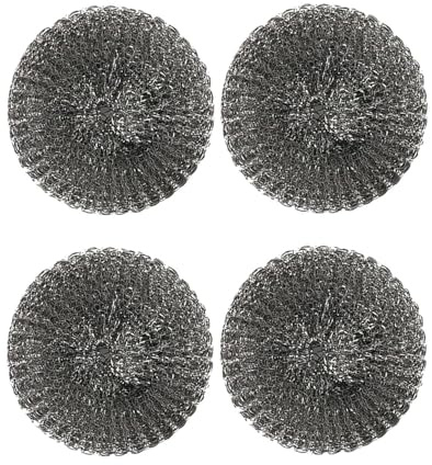4 Pcs Kettle Descaler Balls - Stainless Steel Limescale Remover, Reusable and Effective Cleaning Tool, Maintains Efficiency of Kettles and Coffee Makers, Easy to Use and Clean