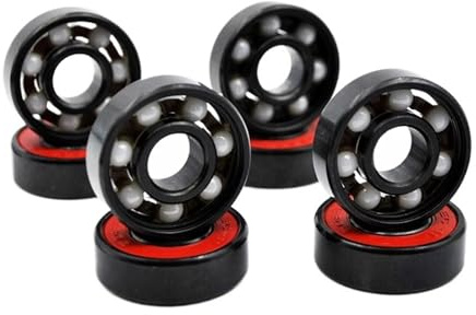 EJPPDHCO 8 stücke 608 2RS Hybrid Keramik Kugellager 8 * 22 * 7mm ABEC-11 Hohe Geschwindigkeit Rollschuh Skateboard Rad Miniatur Longboard Lager