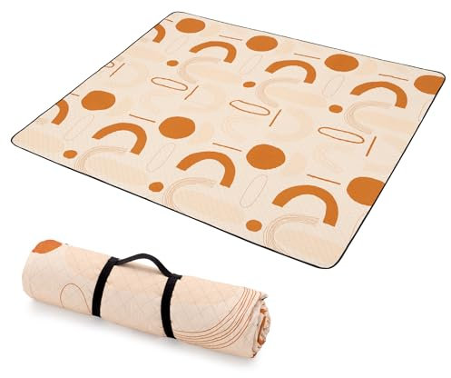 Naturehike Picknickdecke 210 x 240cm Faltbar Groß Campingdecke Sandfrei Stranddecke Wasserdicht Waschbar für Park,Garten,Strand,Picknick