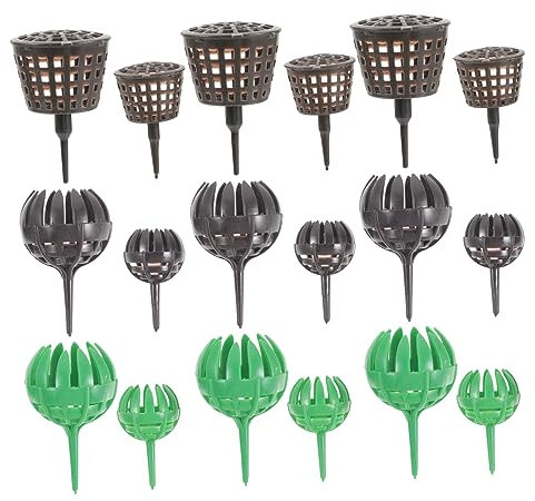 CAXUSD 30 Boîtes de Couverture D'engrais en Plastique Réutilisables pour Bonsaï, Outil Multifonction de Fertilisation pour Plantes en Pot, pour Jardinage