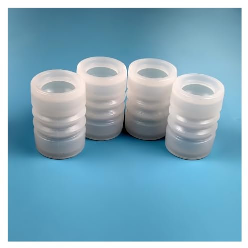 Neaxoyra Ice Cream Machine Accessories, 4pcs Corrugated Sleeves, Height 45mm, Diameter 32mm, Ice Cream Machine Mixing Shaft Corrugated Sealing Sleeve