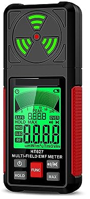 Contador Geiger, Medidor EMF HT627, Detector de radiación de campo electromagnético profesional, medidor de advertencia de radiofrecuencia portátil