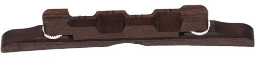 CONGARTENO Wooden Mandolin Bridge Replacement Part, Easy to Use and Improve Performance Effects, Premium Musical Instrument Accessory for Mandolin Supplies and Accessories Random Color