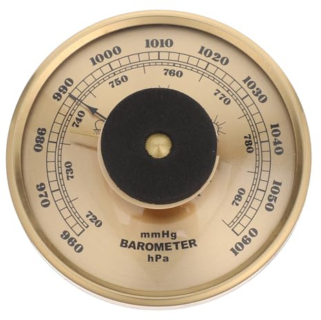 DIYEAH Barometro Termometro Igrometro: 3 in 1 Pressione atmosferica Temperatura Igrometro Stazioni Meteorologiche per Casa Parete Ufficio Camera da Letto