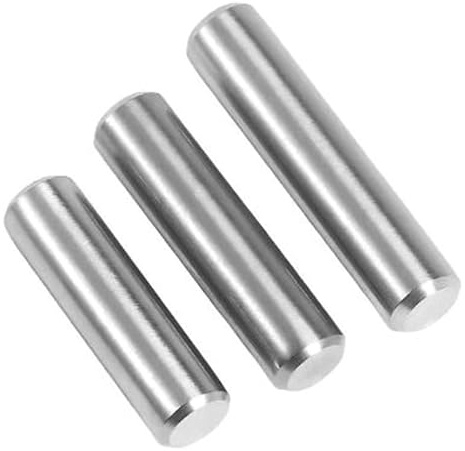 Zylindrische Passstifte 6mm x 60mm (50 Stück), Präzisions-Positionierstifte aus gehärtetem Edelstahl 304, für Vorrichtungen, Werkzeugbau, Maschinen, Reparaturen und Hobby