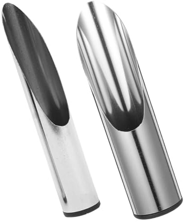 GARIOUANS Lot de 2 Pelles de Jardin en Acier Inoxydable, Petite et Grosse Tailles, Outils Multifonctions pour Creuser, Planter et Fertiliser, Mini Pelles à Main pour Pots de Fleurs et