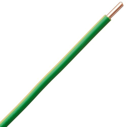 Kopp 154905004 Aderleitung H07 VU, 1 x 10 mm², 5 m, grün/gelb