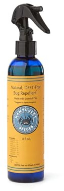 Nantucket Spider Original Bug Repellent for People - 8 oz | Repels Mosquitos, Biting Flies, & No-See-Ums | Deet-Free Essential Oil Insect Repellent