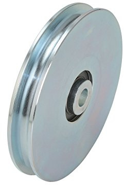 Seilrolle mit Lagerschalen Stahl Ø60 mm Seilstärke bis Ø 6 mm