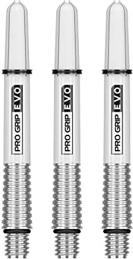 Target Pro Grip Evo Aluminium Dartschäfte und Nylon Obere Hälfte Schäfte Dartpfeil