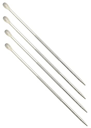 DOITOOL 4pezzi Pennina Per Latte in Acciaio Inox Pz Strumenti Per Caffè Pennina Per Decorare Caffè e Cappuccino Utensile Per Fai Da Te Decorazione Latte