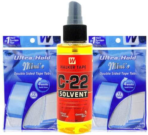 Walkers ultra hold Wig tape x 2 & C22 Solvent Lace Adhesive Remover
