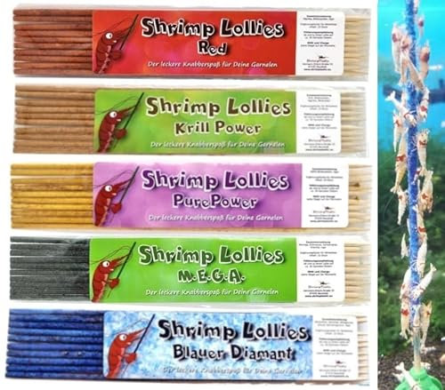 Schmitt Aquaristik Garnelenfutter Rainbow-Set (5x10 Stück = 50 Stück!)