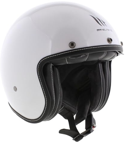 MT Le Mans II SV S jethjälm blank vit