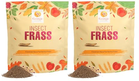 Insect Frass Fertilizer for Soil Amendment, All-Purpose Organic House Plant Food and Fertilizer- Pack of 2