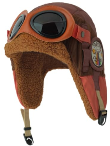 kokdid Wintermütze mit Ohrenklappen, warme Trappermütze, Baumwolle, Unisex, Outdoor-Skimütze für kaltes Wetter, Braun