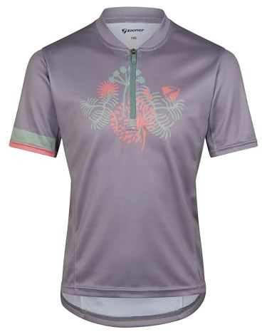 Ziener Barn NESPI cykeltröja/cykeltröja – mountainbike | vägcykel – andas, snabbtorkande, elastisk, ärmlös, djup mauve, 176