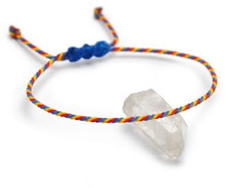 Papacho Creations Rot Gelb Blau geflochtenes Armband mit gewachstem Draht. Handgefertigt in Frankreich. Verstellbar, Uni und Wasserfest. Farbe Flagge Kolumbien/Rumänien/Ecuador Ref.#P6,