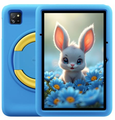 Blackview Tab 60 Pro Kids, Tablet para Niños Android 15, 12GB+128GB (2TB Externos), 10 IPS HD+, Dual SIM 4G LTE+WiFi 5, Batería 7700mAh, Cámara 5MP+8MP, Control Parental, Altavoces Dual Box, Azul