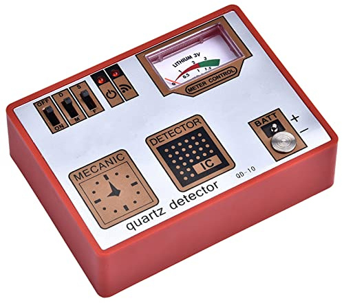 Demagnet di Sorveglianza del Test del Quarzo con Tester della Batteria e velocità di Smagnetizzazione Regolabile, Ideale per gli Orologi Professionisti Tecnici Riparazione