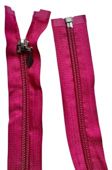 Fermeture eclair separable 62 cm colorés (ROSE FUSHIA)