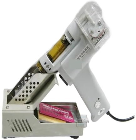 Pistola de succión eléctrica automática PN-998, desoldadora con doble bomba de vacío y succión de soldadura, 100 W Para principiantes en bricolaje(A)