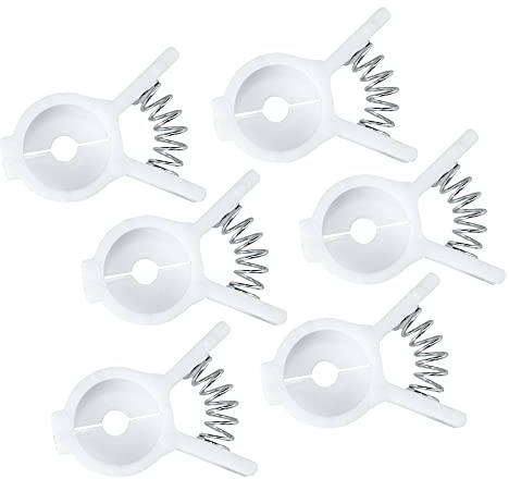 Chef Craft 20840, 6-piece Bread and Bagel Bag Clips. Seal Your Bread, Rolls, Bagels, Frozen Foods, Popcorn, Corn Chips, Pretzels, Candy Bags, Snack Bags, and More Easily with These Food Bag Clips.
