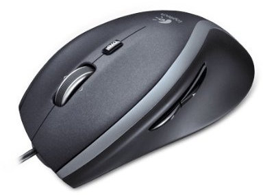 Logitech M500 - Souris laser avec câble, couleur noire (reconditionnée)