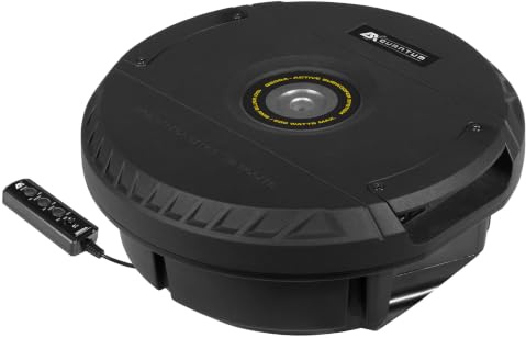 ESX Q800A - 20 cm (8') AKTIV-Reserverad Subwoofer mit Kabel-Fernbedienung