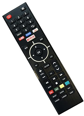 Universal Replacement Remote for All SANYO TV, LCD, LED, Smart TVs - No Setup Required
