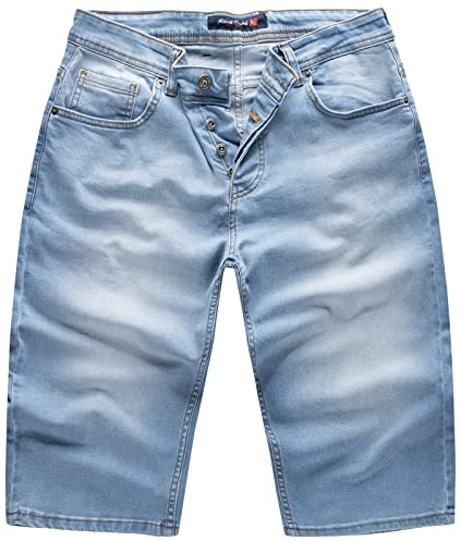 Rock Creek Herren Shorts Jeansshorts Denim Short Kurze Hose Herrenshorts Jeans Sommer Hose Lang Bermuda Hose RC-2359 Blau W34