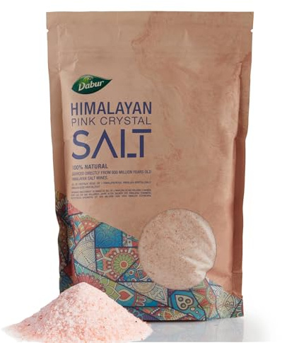 Himalayan Pink Crystal Salt - 1kg | 100% Natural Salt with Vital Nutrients | For Good Health, Amazing Taste & Lowering Blood Pressure