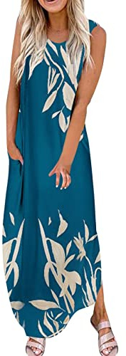 NNGOTD Robe Ete Femme Mi Longue Coton Chic et Elegant Robe de l'église Robe décontractée Impression en Chiffon à Manches Longues Paire avec Jupe plissée Robe Dentelle