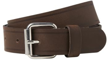 JACK & JONES Cinturón sintético Jacpeet Belt para hombre, Color marrón., 100 cm