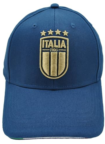 FIGC Baseballkappe Unisex-Erwachsene, blau, One Size