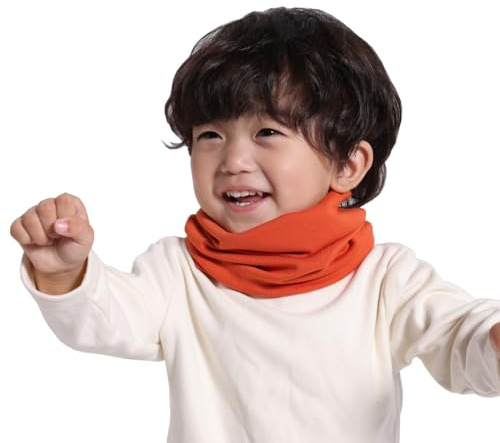 Kinder Schal Loop Schal Schlauchschal Baumwolle Baby Schals Halstuch Kinder Nackenwärmer Kids Multifunktionstuch für Winter, Frühling, Herbst
