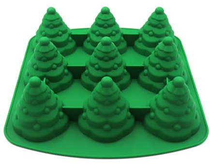 Alipis 1 Stk Christbaumkuchenform tannenbaum backform tannenbaum silikonform Weihnachtsbaum Kuchenform 3D Weihnachtsbaumkerze Backformen Silikonformen DIY zubehör geruchlose Kuchenform