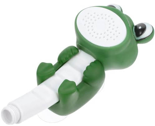 Douchette à Main Cartoon Grenouille pour Bain D’garçon et Filles, Vert | Débit, Abs et Vinyle, Animaux Dessinés, Usage Salle de Bain, Adaptée Garçons et Préscolaires
