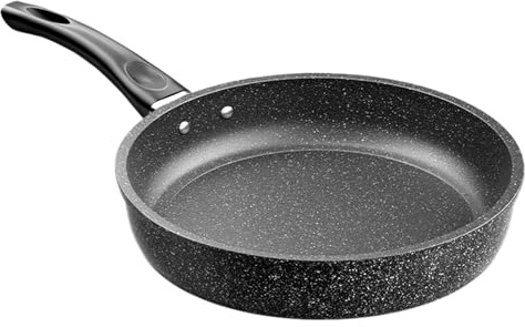 Laimejia Frying Pan, 26cm Nonstick Deep Frying Pan, Anti-Scratch Anti-Stain Skilletpan, Suitable for Induction, Gas, and Electric Hobs, Induction Ceramic Stove Cooktop (No Lid)