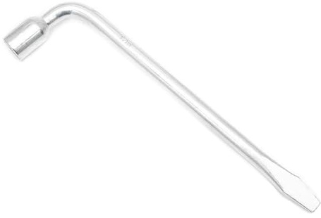 Uqezagpa Llave de vaso en forma de L para rueda de coche, llave de tuerca, llaves de vaso para neumáticos de coche, camión, 17/19/21/22/23/24 mm, mantenimiento del vehículo