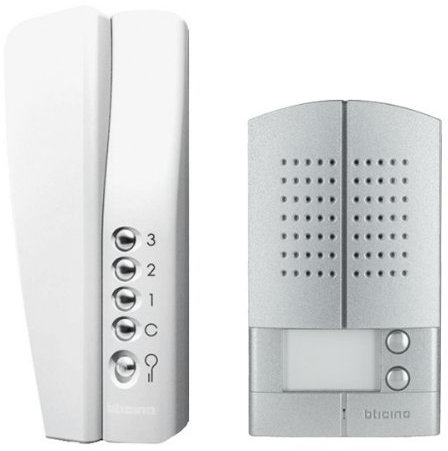 Legrand 368121 2-Fam Audio Set Linea Métal