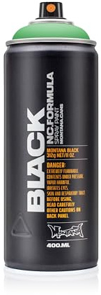 Montana Cans Montana BLACK 400ml Color, Revolt Green Spray Paint
