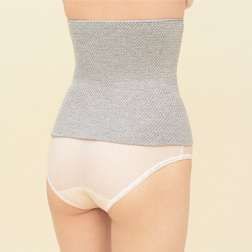 Japanese BINCHO TAN Chacoal Band Belt HARAMAKI Stomach Warmer Made in Japan Waist : 60 -100 cm (23.6 - 40)